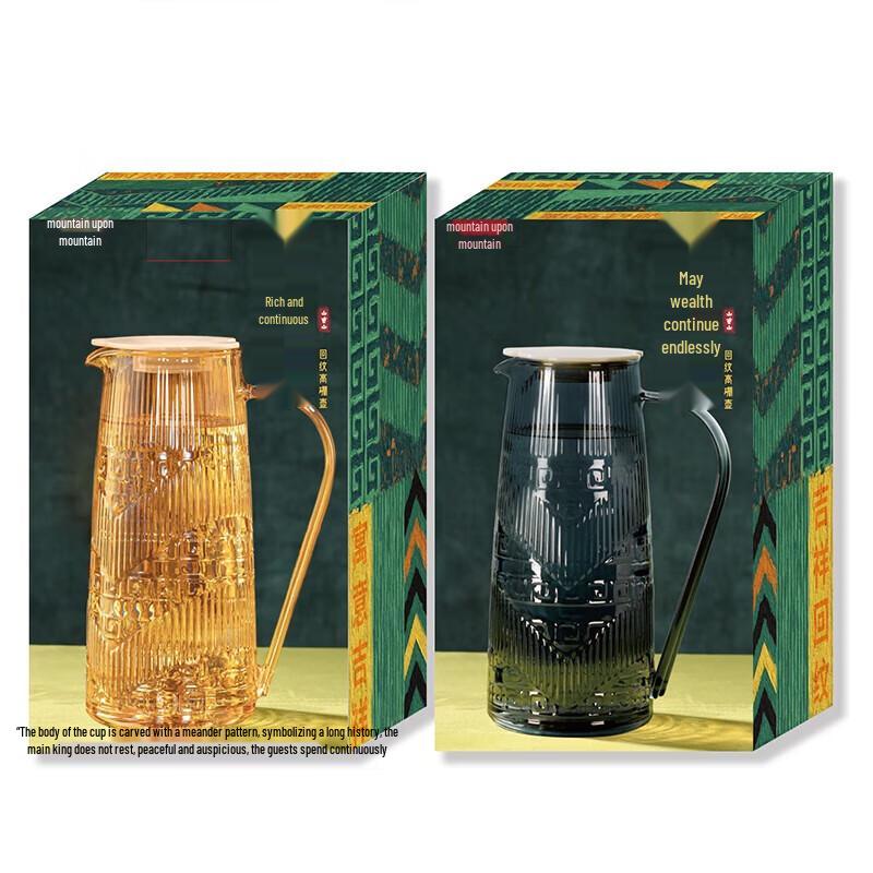 Shanzhongshan Amber Borosilicate Kettle