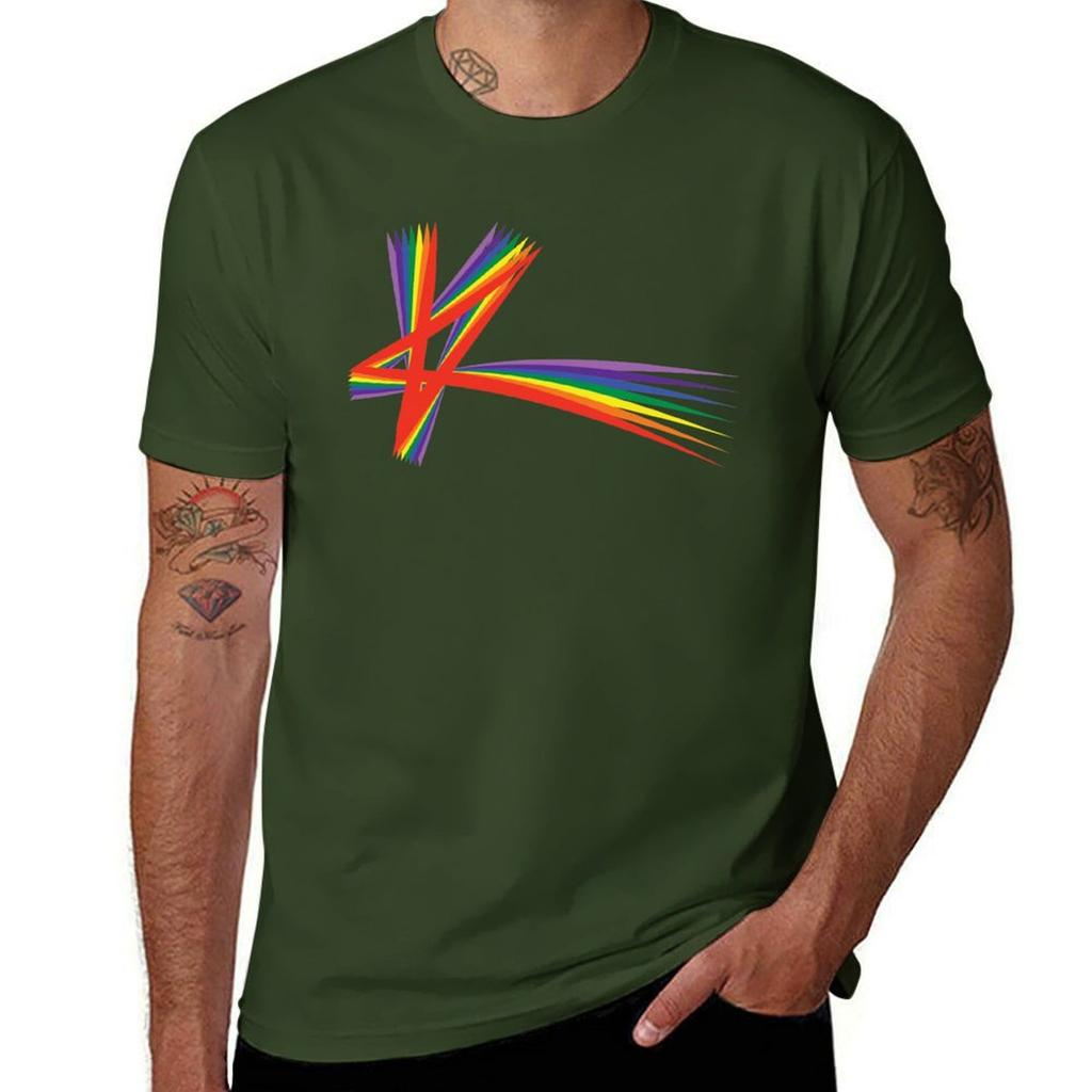 K Pride TShirt Funnys Tops Blouse Animal Prinfor Boys Mens Cotton Tshirt
