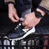 BUREI Men's Black Watch, Simple, Stylish, Popular, Waterproof, Stylish Brand, Men's Watch (Black-Black-Red, Leather)