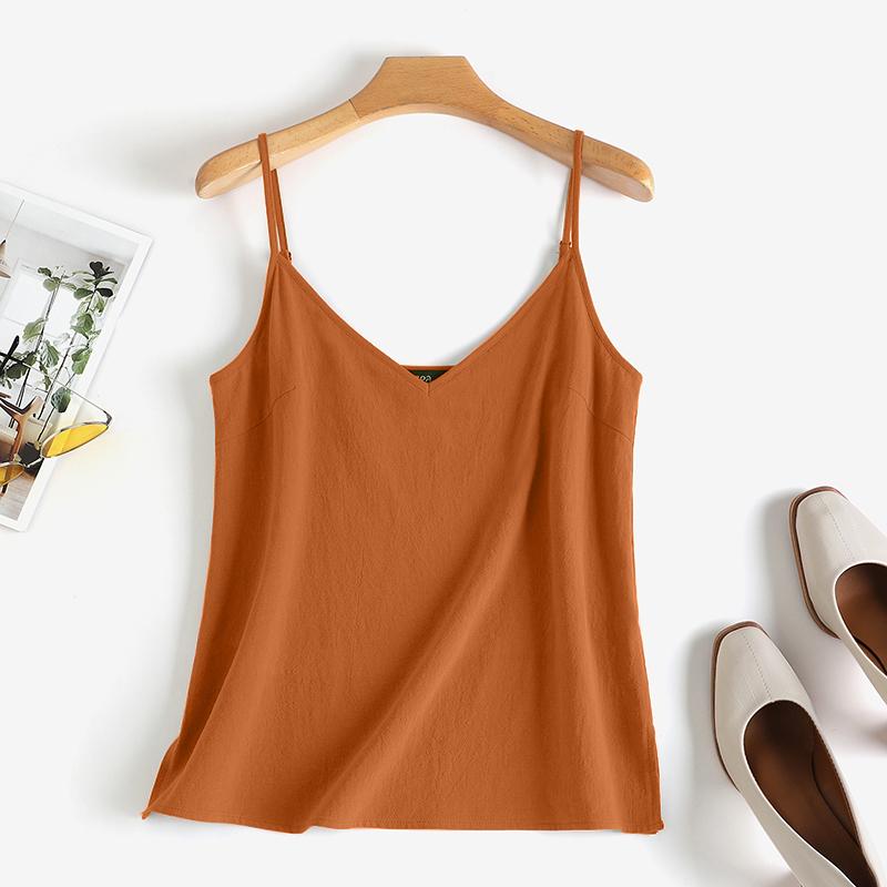 

ZANZEA женский жилет без рукавов с v-образным вырезом, повседневные хлопковые летние майки на бретелях