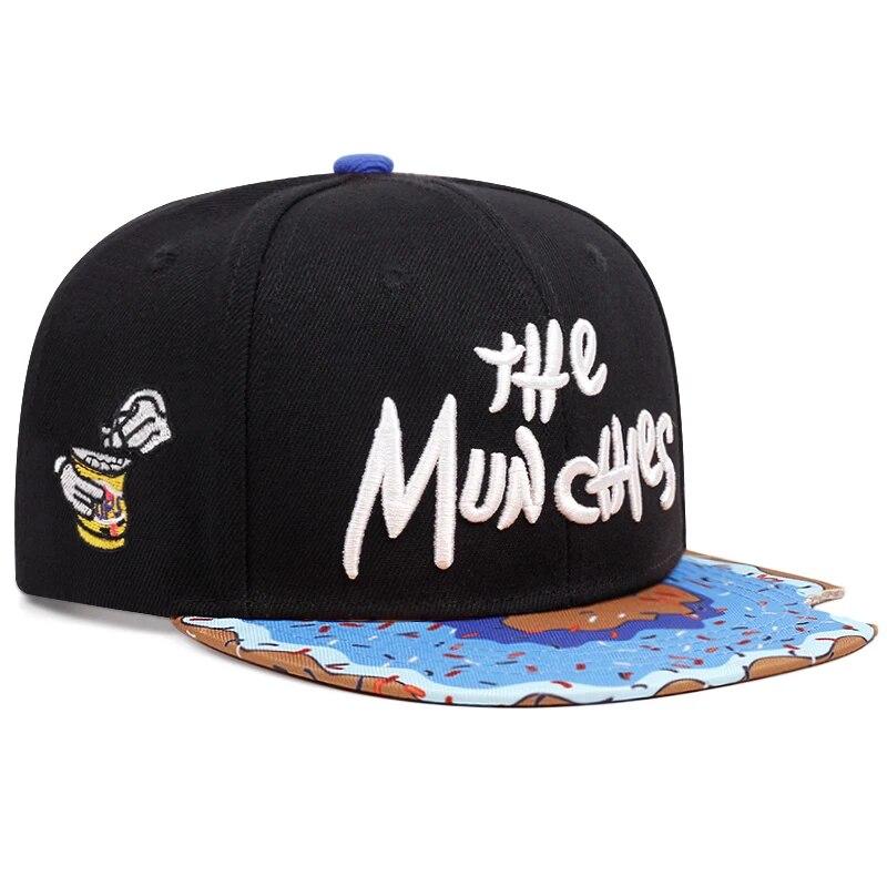 New Donut Letter Side Embroidery Fashion High Quality Snapback Men's Versatile Woman Pattern Casual Baseball Hat Adjustable