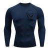 Herren Kompressionsshirt für das Training Schnelltrocknend Eren Yeager Print Top Atmungsaktiv Schweißabsorbierend Enganliegend Fitness T-Shirt Schweißresistent