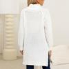 Women's Fashion Autumn And Winter Thickened Sweater High Neck Split Long Sweater