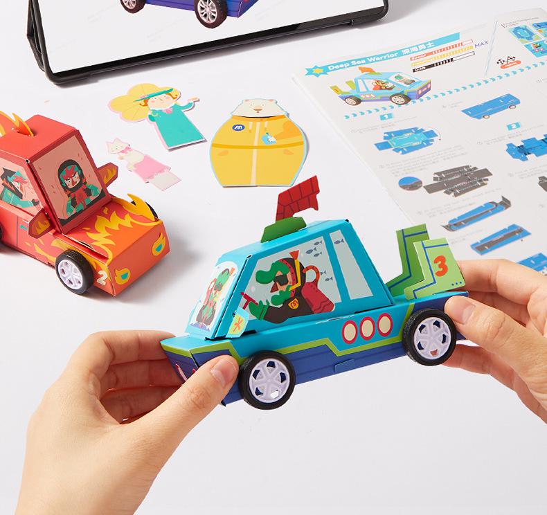 Mideer My Little Origami Airplane: 3D Educational Toy for Kids, Ages 2+, Includes Paper Cutting Book for Crafting