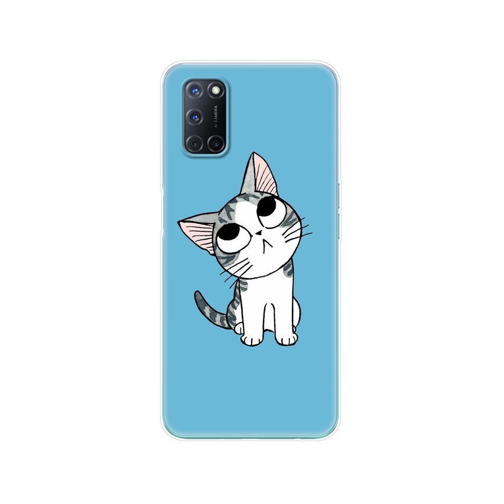 For OPPO A52 Case A92 A72 Case 6.5" Silicon Soft TPU Back Phone Cover For OPPO A 52 72 92 Case OPPOA92 OPPOA72 OPPOA52 Case Bag
