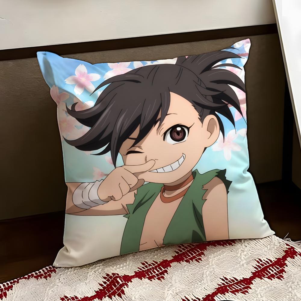 Cartoon DDororo Cushion Cover Reversible Soft Durable Pillow Cover Home Car MultiScene Use for Daily Comfort