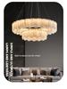 Elegant Spanish Marble Chandelier - All-Copper Luxury Lighting for Living Room, Restaurant, or Bedroom