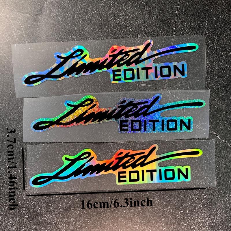 1PC Limited Edition Motorcycle Sticker Waterproof for Motorbike Fuel Tank Fairing Helmet Box Scooter Universal Vinyl Decals