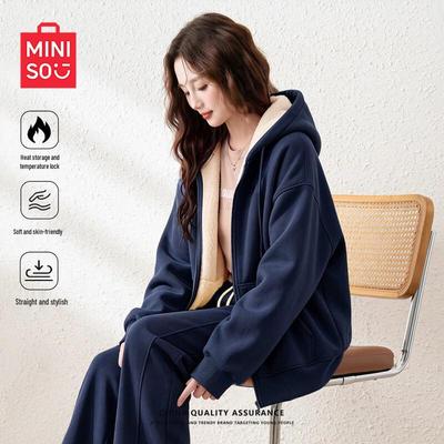 Women's Fleece-Lined Hooded Casual Sweatshirt