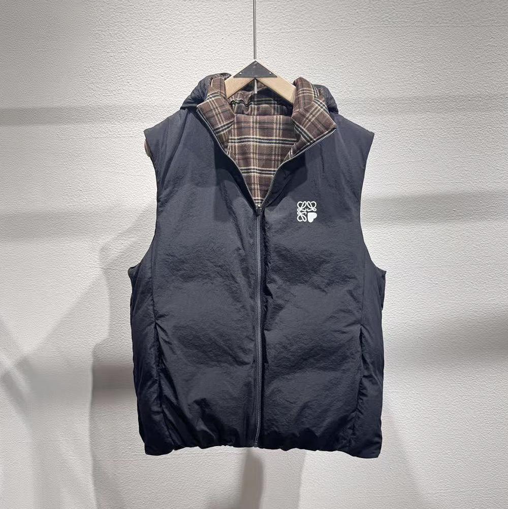 Men s 25th Anniversary Hooded Reversible Down Jacket and Luxury Lightweight Vest Set M