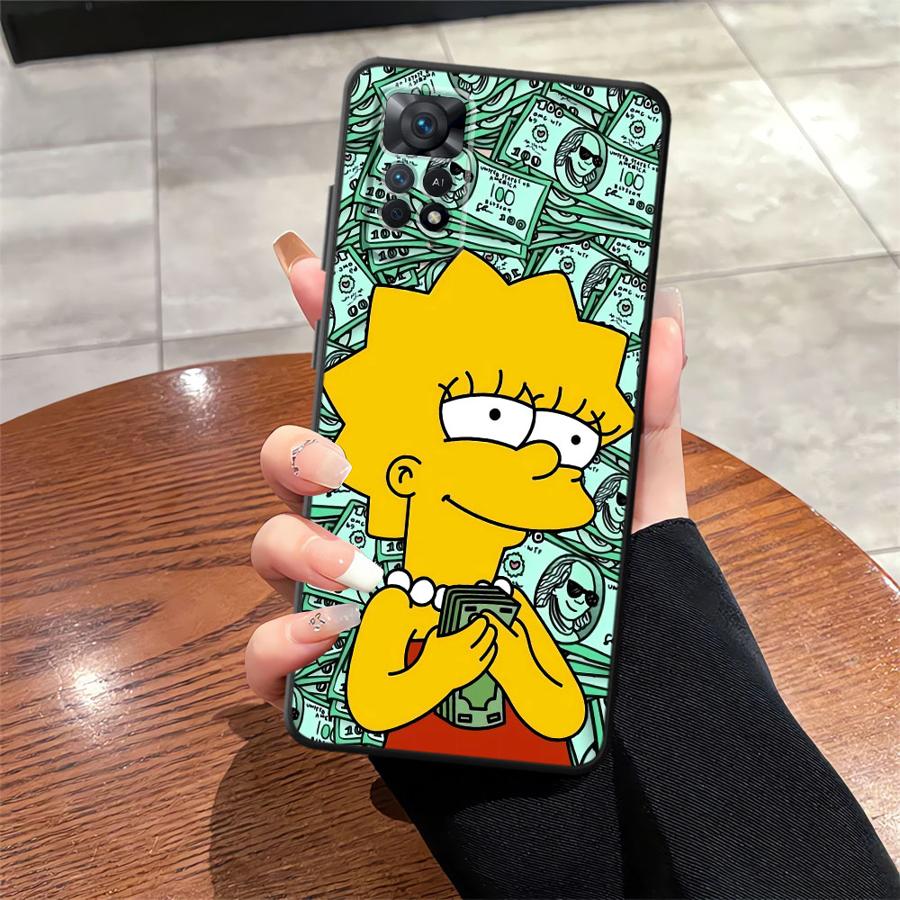 

Смешной чехол Гомер Симпсон для Xiaomi Redmi Note 10S 11s 13 14 Pro Plus 9S 7 8 9 10 11 12 Pro 12s Черный Мягкий чехол для телефона Redmi Note 13 Pro 5G