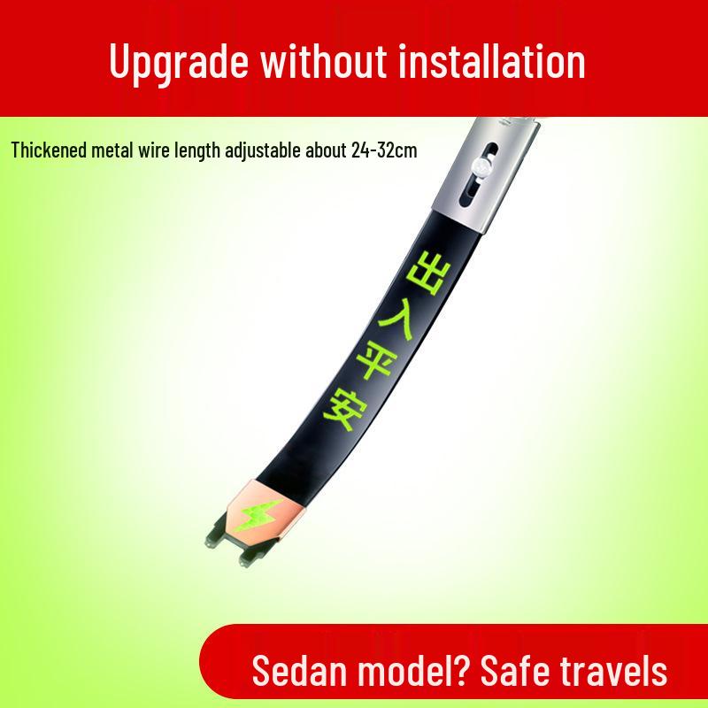 Car Anti-Static Grounding Strap with Exhaust Pendant and Cylinder Mop Rope