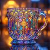 Colorful Church Cup Handmade 400ml Religious Coffee Mug Inspiring Christian Gift Religious