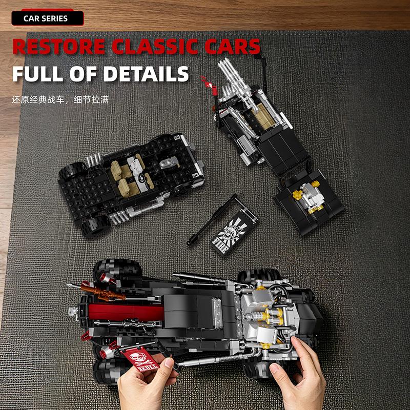 1726pcs Mad Max Racing Series-Thousand Army Number+Coca-Cola Razor Model Building Blocks Collectible Action Figures Toy NO.95005
