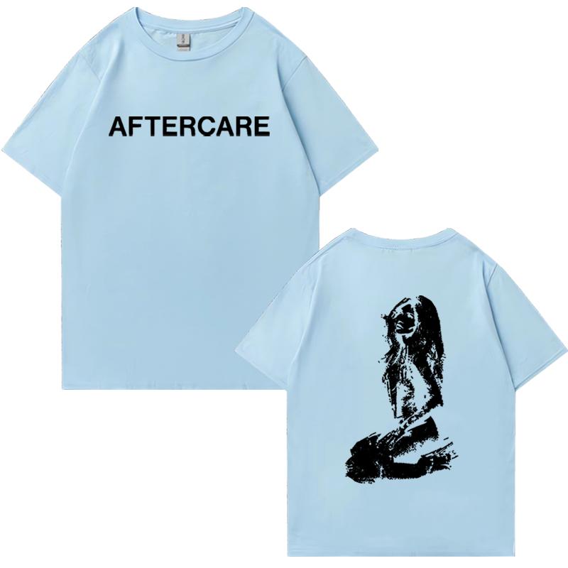 Hot Sale 2025 Nessa Barrett Merch Unisex Oversized T-Shirt Aftercare Album New Short Sleeve 100% Cotton Summer Men Women Tops