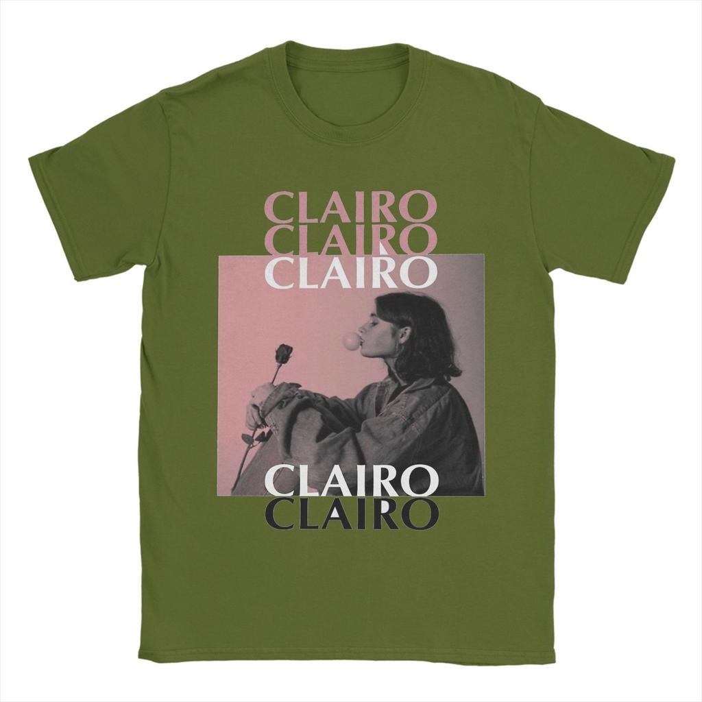 Singer Clairo Pretty Girl T-Shirts for Men  Funny Pure Cotton Tee Shirt Crew Neck Short Sleeve T Shirts Adult Clothes