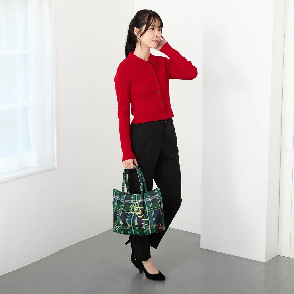 Sanrio Hello Kitty Tote Bag ROOTOTE Sanrio (Red Check)