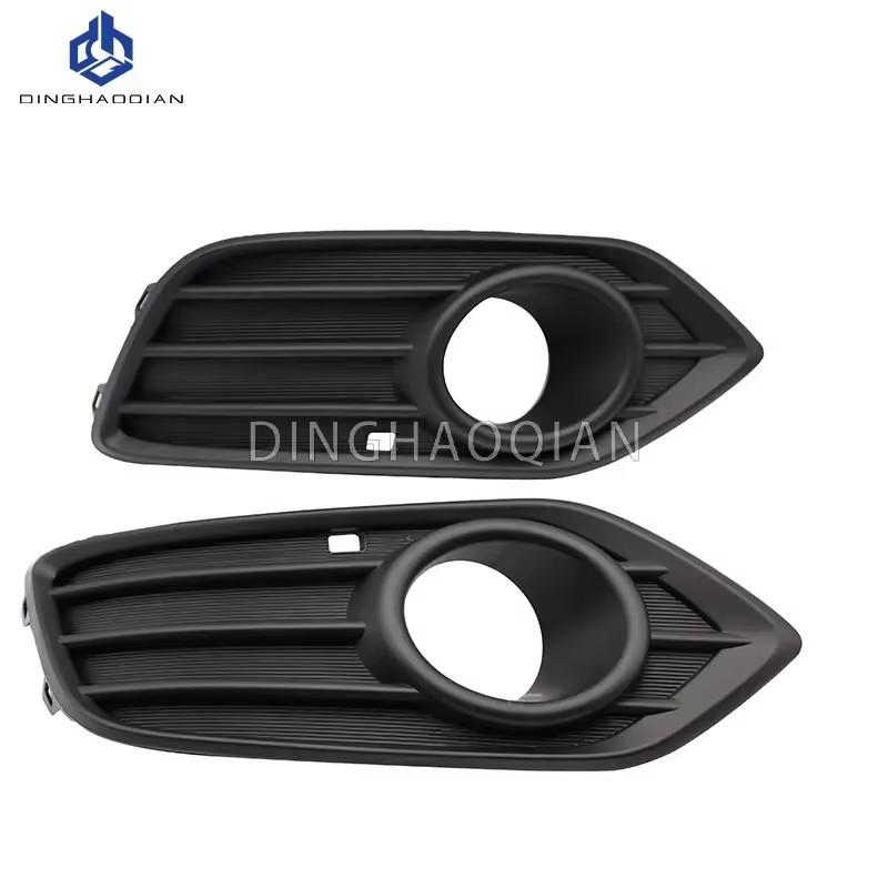 Car Front Fog Light Cover Lower Bumper Black Foglight Hole Grilles Decoration Bezel Fit  For Honda HR-V Vezel 2019 2020 2021
