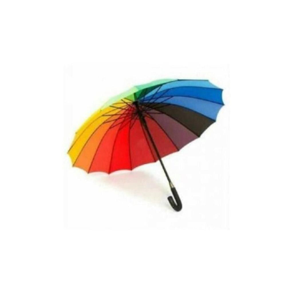 Rainbow Umbrella Colorful 16 Wire Colorful Umbrella