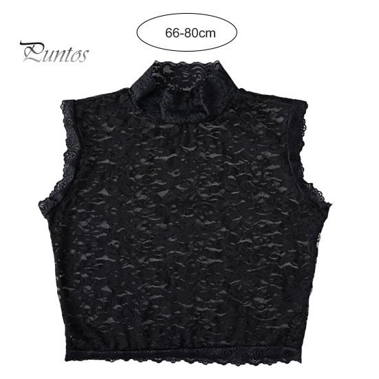 Breathable Fake Collar Turtleneck Hollow Out Flower Embroidery Detachable Shirt Design Clothing False Accessories Lady Lace for Daily Life Decoration