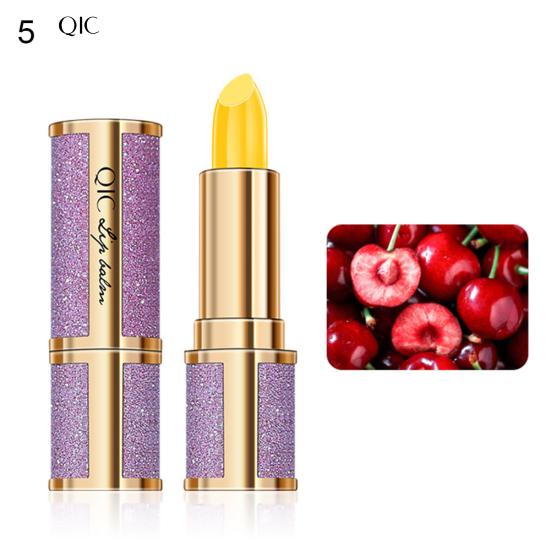 QIC Hydratační rtěnka s dlouhotrvající ovocnou příchutí a měnící se barvou na rty