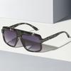 Steampunk Flat Top Square Sunglasses Women For Men  Popular Sun Glasses Vintage Luxury Brand Designer Punk Oversized Shades