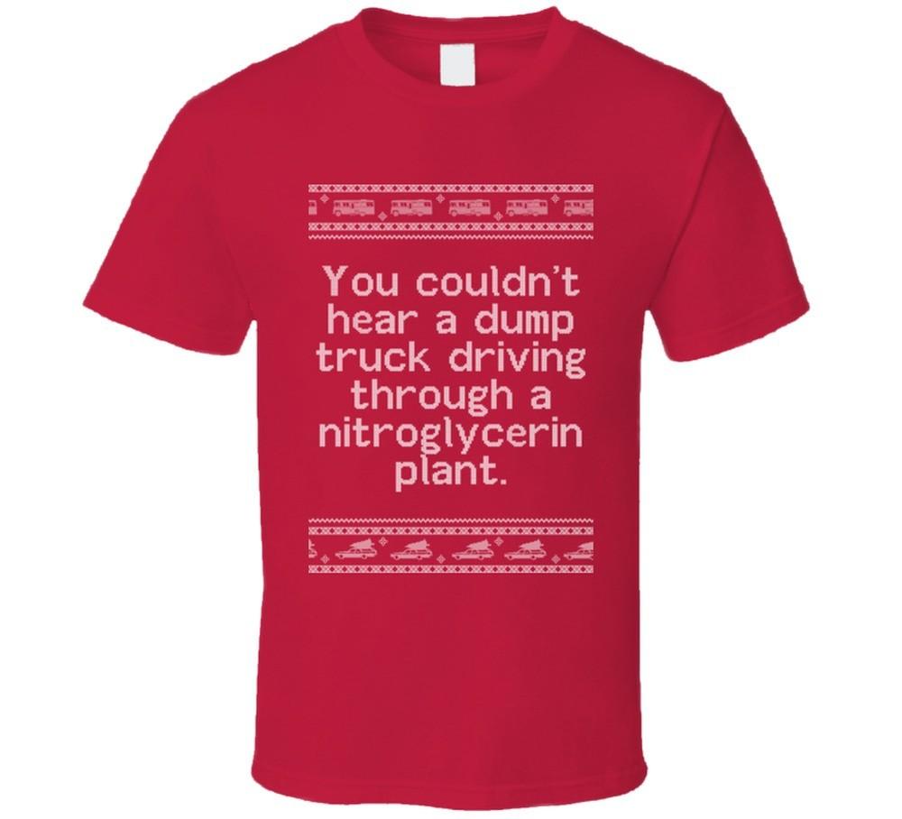 Nitroglycerin Plant National Lampoons Christmas Vacation Quote Clark Knit T Shir Unisex T-Shirt XXXL