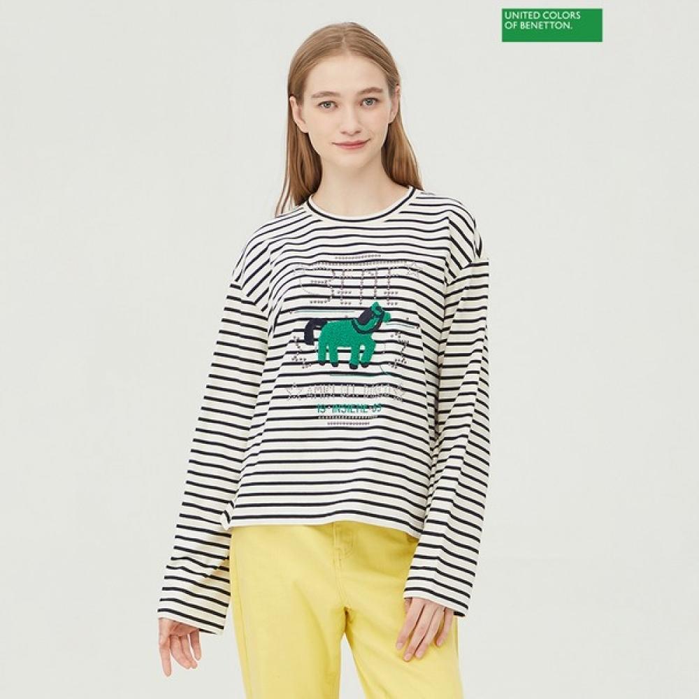 

Футболка в полоску BeneTTon BeneTTon baTsa4461 Bk blacks/42