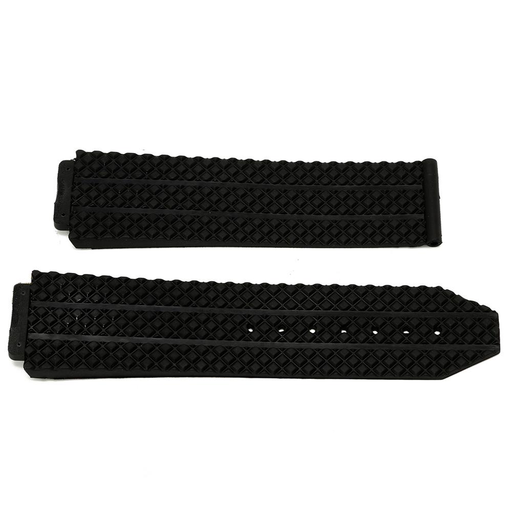 

24mm Watch Strap Silicone Watch Strap Replacement Band Tool чёрный