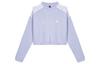 Sweatshirts Women's Light Purple Crew Neck Moderate Regular HF4154