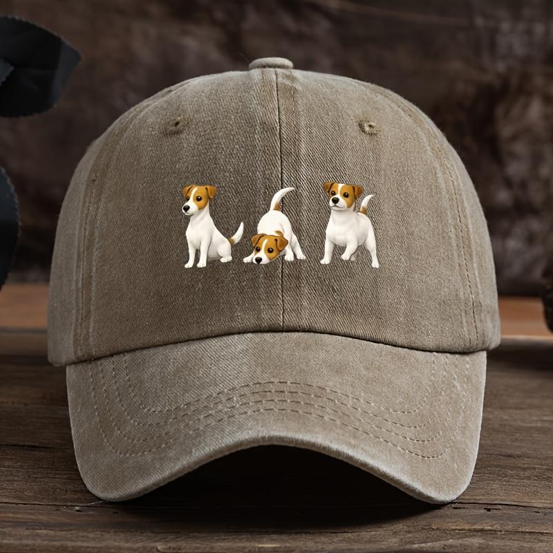 Fun and Cute Dog Print Baseball Hat Unisex Outdoor Fashion Versatile Peaked Hat Trend