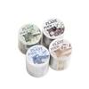 5*200cm Vintage Botanical Washi Tape, Fabric-Texture Repeat Pattern, Artistic Journal Decorations
