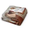 Charles Leclerc Coperta Lavorata a Maglia Coperta Plaid in Flanella Viaggio in Aereo Portatile Ultra-Morbida Calda Copriletto,