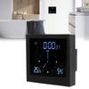 TS-WP10 Shower Clock Innovative Timer Waterproof Thermometer Hygrometer Bathroom Supply(Black )