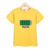 313t Children Casual Unisextshirt Battery Graphic Top Summer Short Sleeved Shirt Oneck Clothes