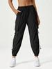 European-American Street Style Multi-Pocket Drawstring Sports Pants - Model 8137