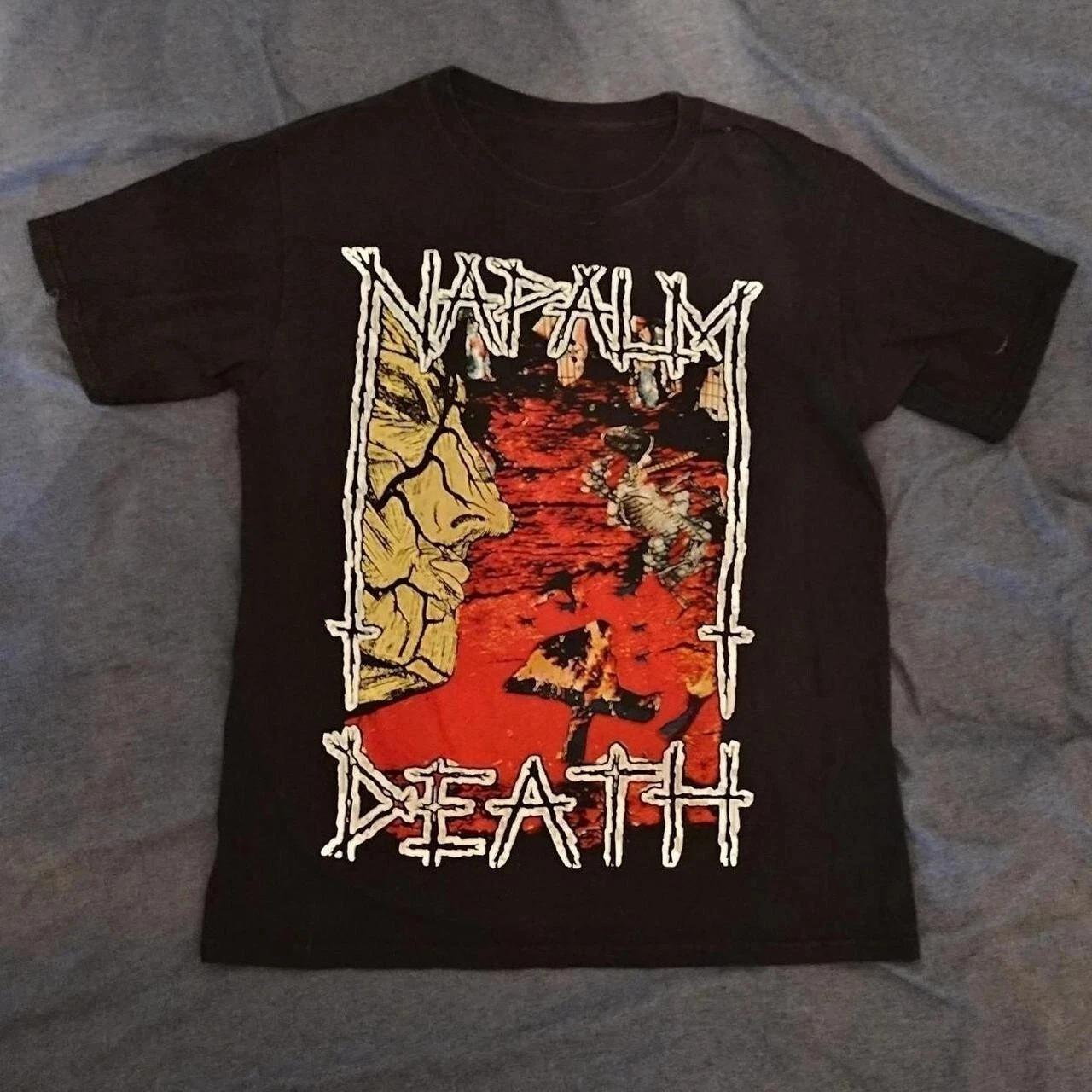 Napalm Death Harmony Corruption short sleeve black classic shirt Men Clothing L