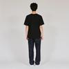 Hanes T-SHIRTS KURO Crew Neck T-Shirt HM1-B201-090-M (Short Sleeve Undershirt, 100% Cotton, Seamless Construction, Tagless)