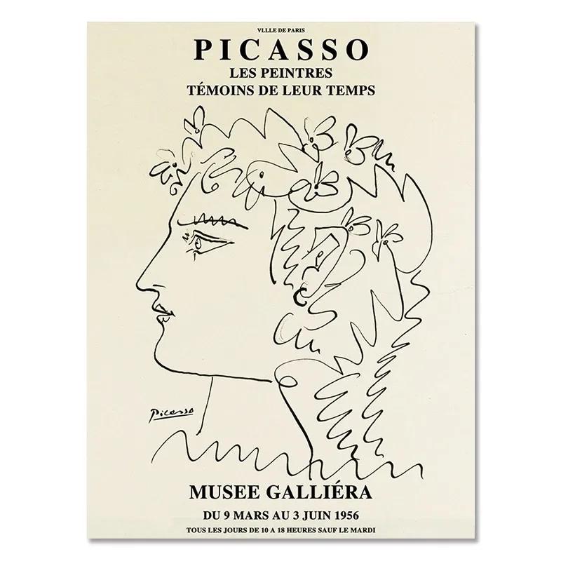 Matisse Abstract Girl Flower Wall Art Canvas Painting Picasso Nordic Posters and Prints Wall Pictures for Living Room Home Decor