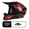 Full Face Off-Road Motorcycle Helmet ABS Material DOT Certified Adult Trail Dirt Bike Riding