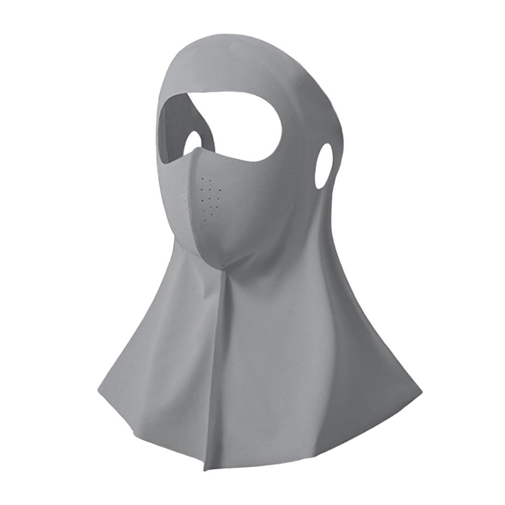 Women's Summer Full Face Ice Silk Sun Protection Mask UV Protection Neck Cover Lightweight Cycling Outdoor