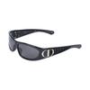 Dior Logo Arm Irregular Shape Sunglasses Unisex Sunglasses Black VERYDIORS3F-10A0