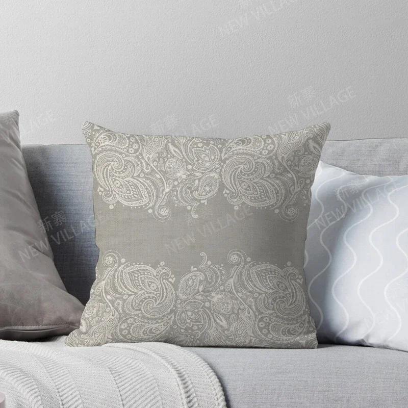 Fall Home Decor Autumn Living Room Throw Pillow Cover Sofa Boho Cushion Cover Mandala