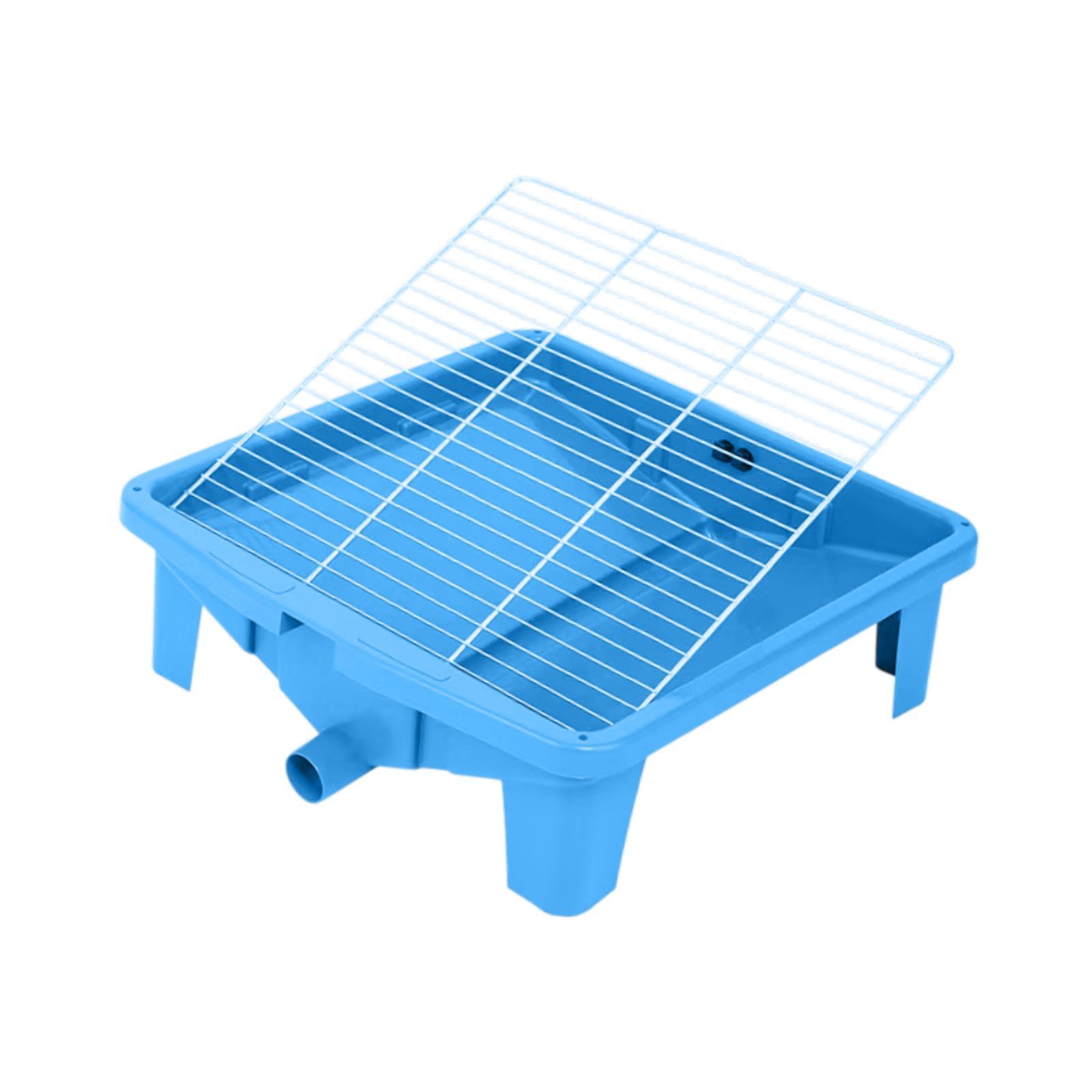 

Dog Toilet Convenient Easy to Clean Mesh Grids Potty Trainer for Puppy Bunny Indoor Outdoor Small Animals Small and Medium Dogs синий
