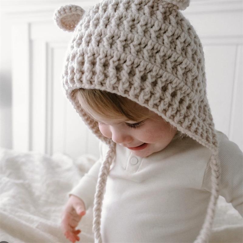 Neu Handarbeit Gehäkelte Personalisierte Modische Katze Ohr Zopf Stern Anhänger