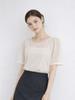 T View Bustier Layered Short Sleeve Blouse_V6B-Cbl001