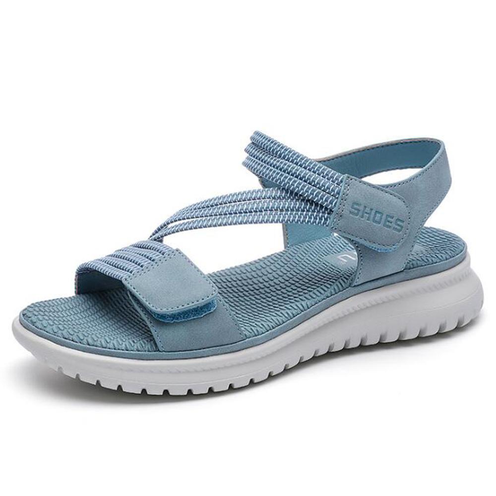 Fashion GKTINOO 2025 New Women Sandals Platform Leather Ladies Sandals Comfortable Flat Sandals Open Toe Beach Shoes Woman Footwear