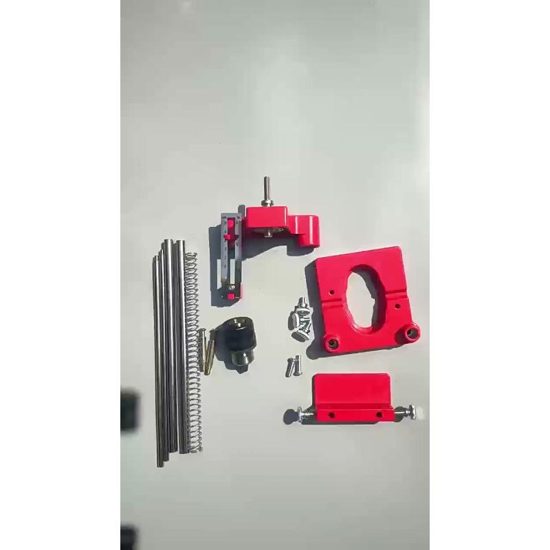 Adjustable Woodworking Drill Locator Hole Punch Template Tool for Precise Drilling and Punching in Furniture Making and DIY