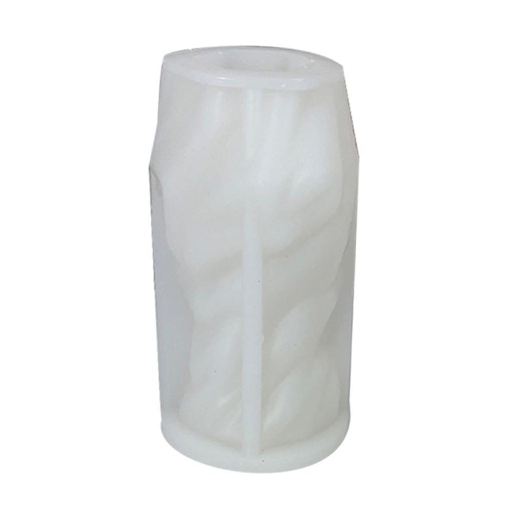 Diamond Shape Pillar Candle Silicone Mould DIY Candles Resin Mold Baking Moulds