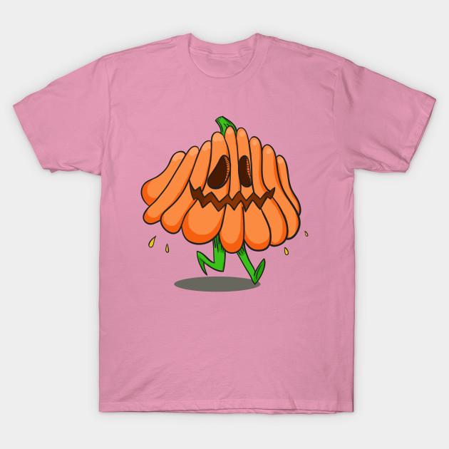 T Shirt Women Pumpkin Walk Harajuku Print Kawaii Tshirt Summer Short Sleeve Female T-Shirt Top Tee